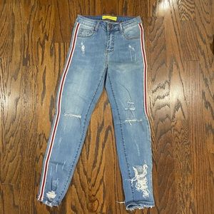 William B striped jeans!